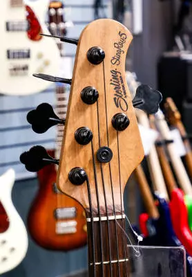 Sterling by Music Man - StingRay Ray35HH 5-String Bass - Amber 2